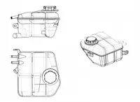 Vas expansiune racire cu capac potrivit FORD CAPRI III, FOCUS I, TOURNEO CONNECT, TRANSIT CONNECT 01.78-12.13