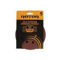 Disc abraziv pentru slefuitor cu excentric ROTOR 125 P220 - Pachet 5 bucati