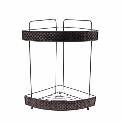 Coltar pentru Baie, Metal, 2 Polite
