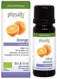 Ulei esențial organic, portocală, 10 ml, Physalis