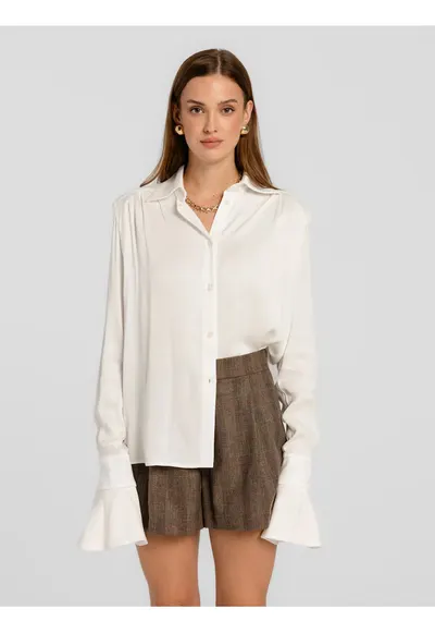 Pantaloni scurti cu model cu carouri Gante - Maro