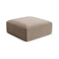 Taburet maro deschis cu tapițerie din catifea Campi – Cosmopolitan Design