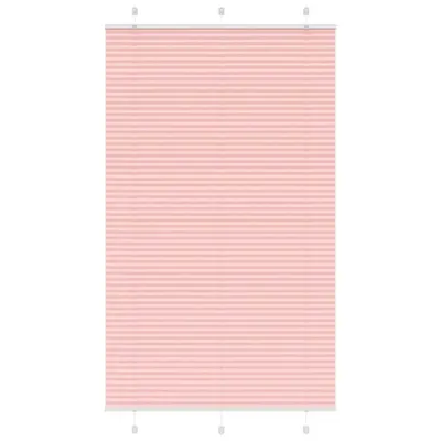 vidaXL Jaluzea plisată roz 120x200 cm Lățime țesătură 119,4 cm
