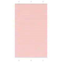 vidaXL Jaluzea plisată roz 120x200 cm Lățime țesătură 119,4 cm