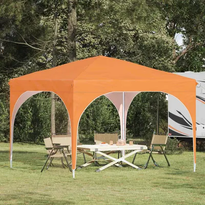 vidaXL Cort de Petrecere Pop-up 290 x 290 x 245 cm Portocaliu