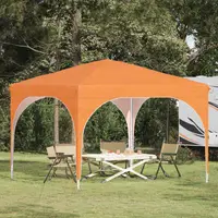 vidaXL Cort de Petrecere Pop-up 290 x 290 x 245 cm Portocaliu