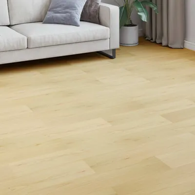 vidaXL Pardoseală Laminată Bej Moale 101 x 20 x 0,8 cm 5 buc.