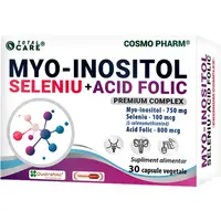 Myo Inositol + Seleniu + Acid Folic Premium Complex 30cps