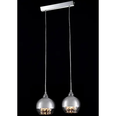 Lampa suspendata Fusion Iceberg,2 x E14,D.370,cm,H.1000 cm,Nichel