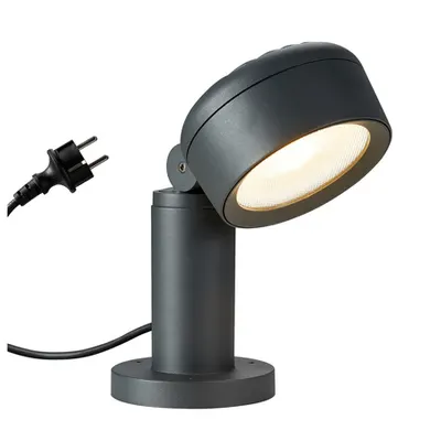 Lampa pla, ESKINA 30 lampadare, antracit