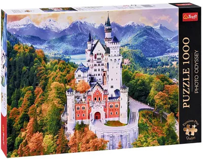 Puzzle Trefl din 1000 de piese - Castelul Neuschwanstein, Germania