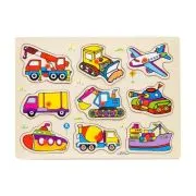Puzzle lemn educativ