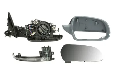Oglinda laterala Dreapta electric Nu, asferice, incalzita, carcasa, pliabil electric potrivit AUDI A5