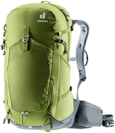 Rucsac turistic Deuter - Trail Pro, 33 L, verde/gri