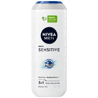 Gel de dus Men Sensitive, 500ml, Nivea