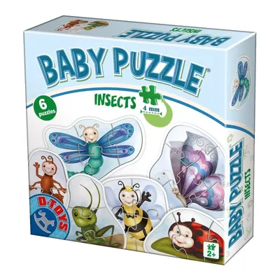 Puzzle pentru Bebelusi, D-Toys, Insecte