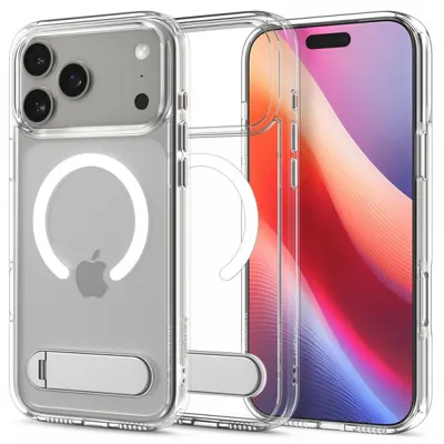 Husa MagSafe pentru Apple iPhone 17 Pro, Spigen, Ultra Hybrid S, Transparenta ACS09946