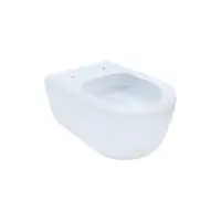 Vas WC rimless suspendat Supreme 49 cm compatibil capac softclose alb lucios
