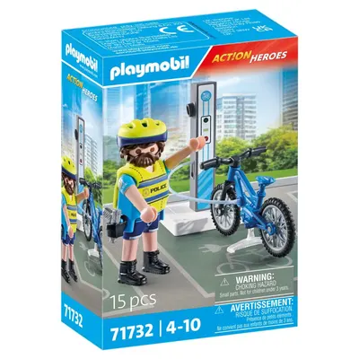 Playmobil PM71732 Politist cu bicicleta