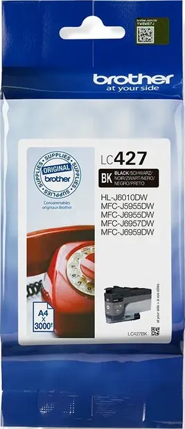 Cartuș de cerneală Brother - LC-427BK, pentru MFC-J5955DW, Black