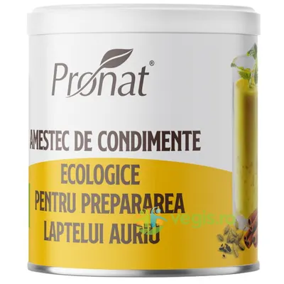 Amestec de Condimente pentru Prepararea Laptelui Auriu Ecologic/Bio 100g