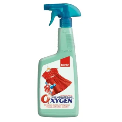 Solutie pentru indepartarea petelor Sano Oxygen Trigger, 750ml – Soluție Spray pentru Curățare Rapidă Engros