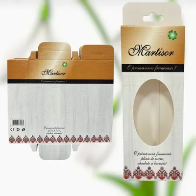 Cartoane pentru broșe Mărțișor 4.6x13.5x1.4 cm, 100 buc/set model Clasic