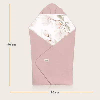 Paturica de infasat Lionelo pentru scoica auto si carucior 90x90 cm bej