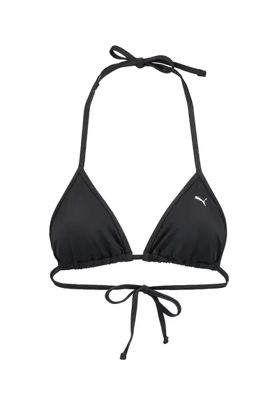 Sutien de baie cu cupe triunghiulare - Negru
