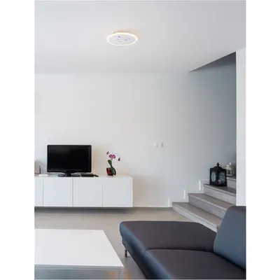 Plafoniera ASTRO Nisipiu Alb Aluminiu & Acrylic LED 19W 220-240V 1485Lm 3000K I20 Dimabil cu remote control