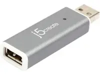 Adaptor j5Create - Mirror JUC610, USB 2.0/USB 2.0, argintiu