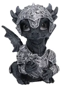 Statuetă Nemesis Now Fantasy: Dragons - Sir Swordflame, 14 cm