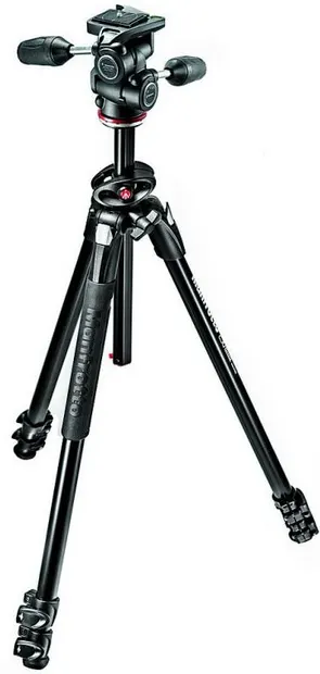 Trepied Manfrotto - 290 Dual, cap cu 3 poziții MH804-3W