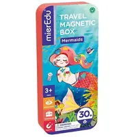 Puzzle magnetic in cutie metalica, joc de potrivire si asociere - Sirene
