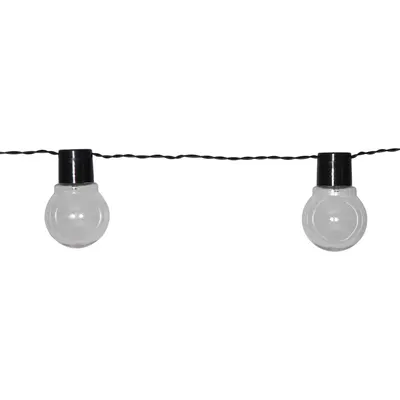 Șirag luminos solar pentru exterior Star Trading Partaj Solar Chain, 10 lumini, lungime 1,8 m