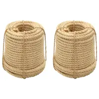 vidaXL Frânghii de sisal, 2 buc., 12 mm, 250 m