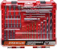 Set de biți și burghie Premium - 43251, 50 bucăți