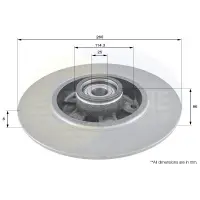 Disc frana COMLINE ADC3015