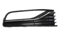 Capac bara fata Dreapta cu locas lampa ceata, plastic, crom/negru/negru lucios potrivit VW POLO, POLO V 2009-2022 2014-2017