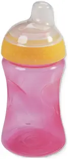 Baby Nova cană de antrenament cu supapă de oprire - 300 ml, roz