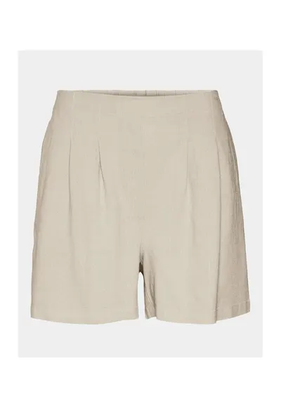Pantaloni scurti dama - 303612788 - Bej - Viscoza