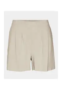 Pantaloni scurti dama - 303612788 - Bej - Viscoza