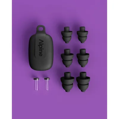Dopuri de urechi cu filtru muzical, 3 dimensiuni incluse (SML), protectie zgomote SNR 21dB, reutilizabile