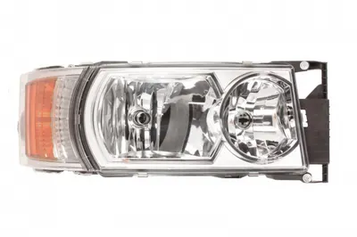 Far fata Dreapta (4 LED 8 LED H1 H21W H7, electric, cu motor, cu indicator, functie Lumina zi, culoare insert: cromat, culoare semnalizator: portocaliu) potrivit SCANIA G I 01.03