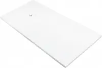 Cadita de dus dreptunghiulara, acril, slim, alb, 180x90x3.5 cm, Deante Silia