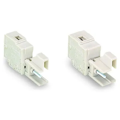 Test plugs for female connectors; for 5 mm and 5.08 mm pin spacing; 2,50 mm²; light gray