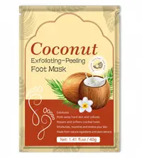 sosete Exfoliante cu Cocos pentru Picioare, Reparare Profunda si Calcaie Fine