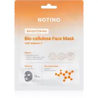 Notino Brightening Bio-Cellulose Face Mask with Vitamin C mască textilă iluminatoare