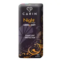 Absorbante Carin Night Long & Soft, Fide | 10 buc