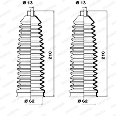 Burduf bieleta directie MOOG K150087